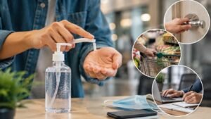 Hand sanitizer for germ prevention hygiene