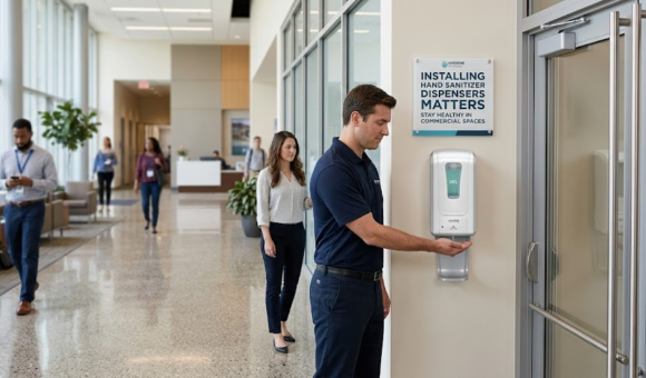 Why Installing Hand Sanitizer Dispensers Matters in Commercial Spaces