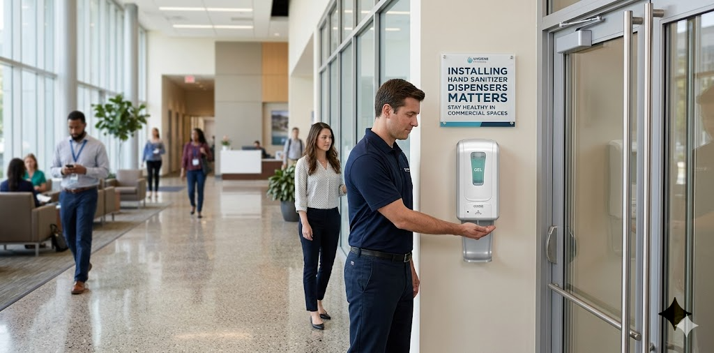 Why Installing Hand Sanitizer Dispensers Matters in Commercial Spaces