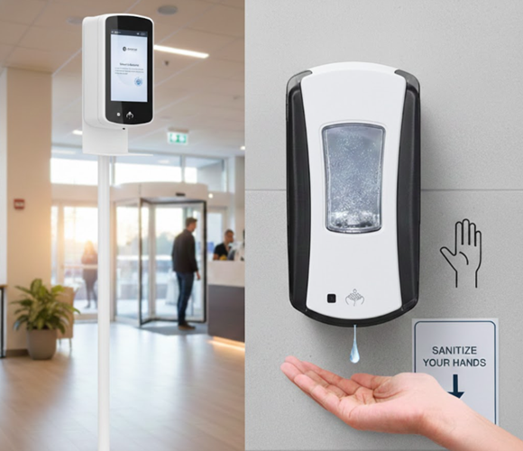 Hand Free Sanitizer Stand