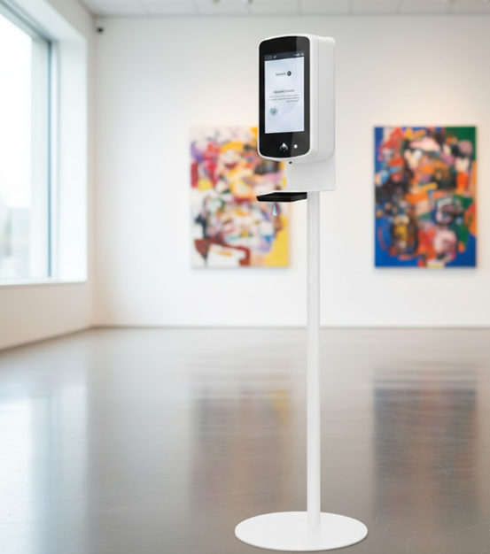 Sanitizing Floor Stand