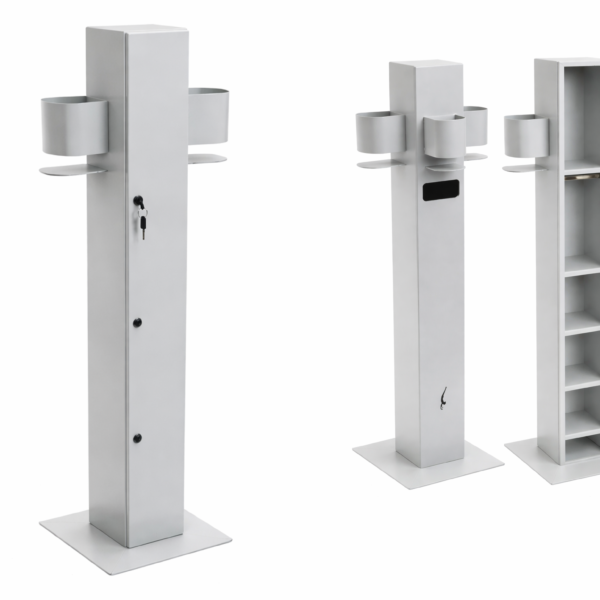 The HandStand™ Commercial Sanitization & Storage Tower