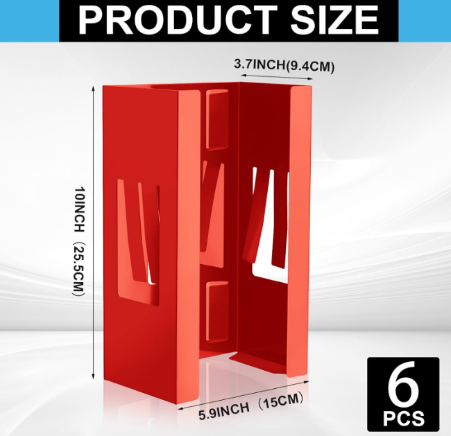 Glove Box / Tissue Box Holder (Red) - Image 3