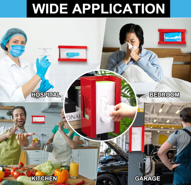 Glove Box / Tissue Box Holder (Red) - Image 6