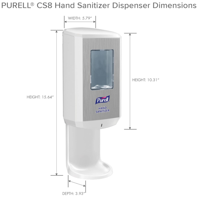 CS8 Automatic Dispenser (White) - Image 2