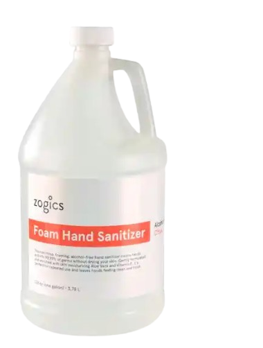 Hand Sanitizer Foam - Zogics 1 Gal Jug (Citrus & Aloe)